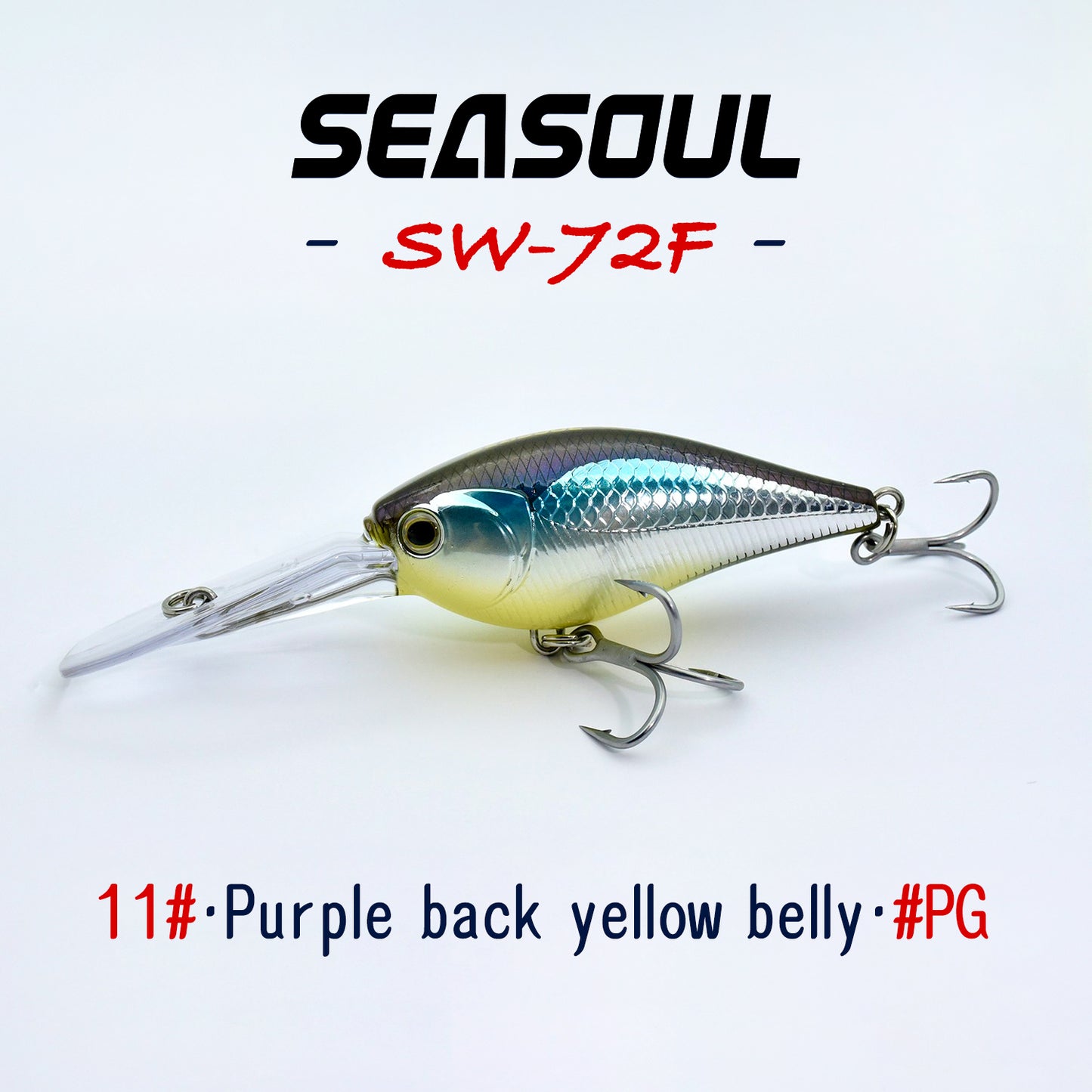 SEASOUL Series Crank bait SW-72F Sea Fishing Luya Floating Water Bait