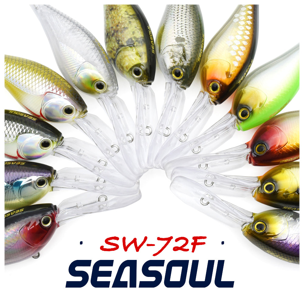 SEASOUL Series Crank bait SW-72F Sea Fishing Luya Floating Water Bait