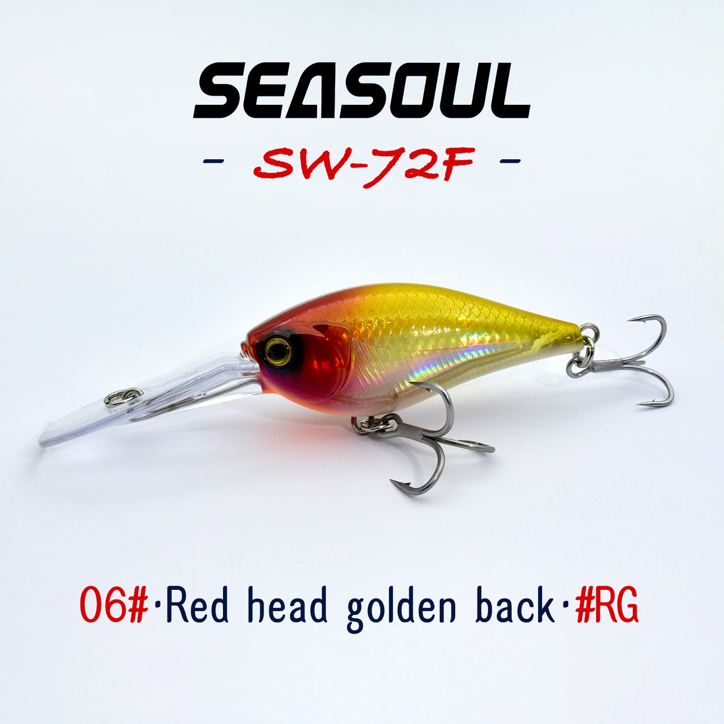 SEASOUL Series Crank bait SW-72F Sea Fishing Luya Floating Water Bait