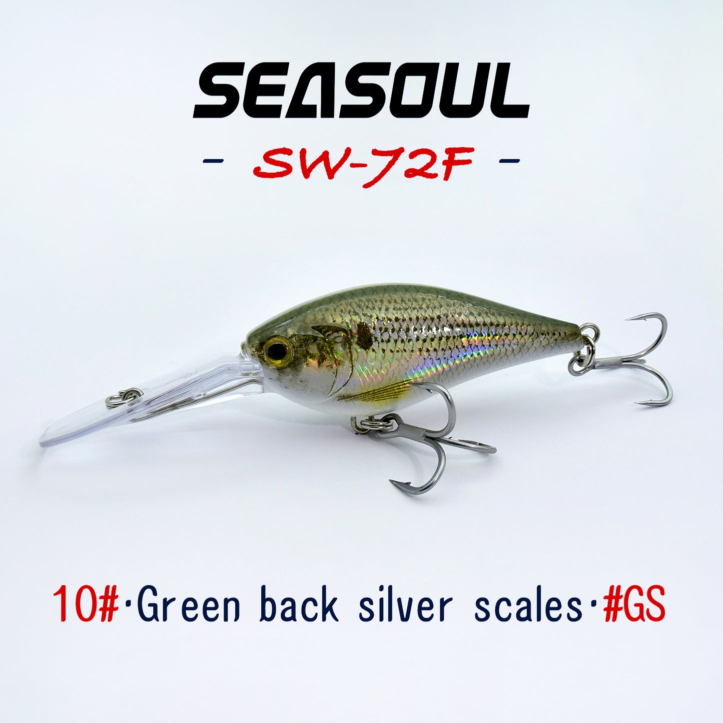 SEASOUL Series Crank bait SW-72F Sea Fishing Luya Floating Water Bait