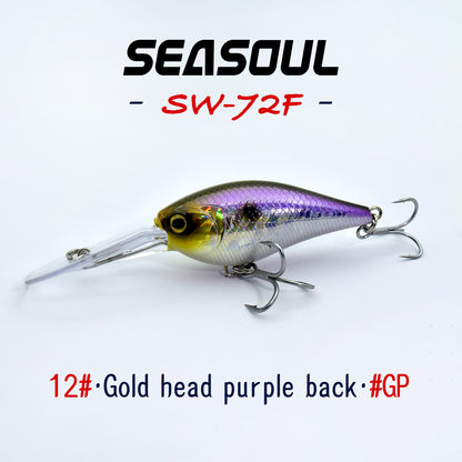 SEASOUL Series Crank bait SW-72F Sea Fishing Luya Floating Water Bait