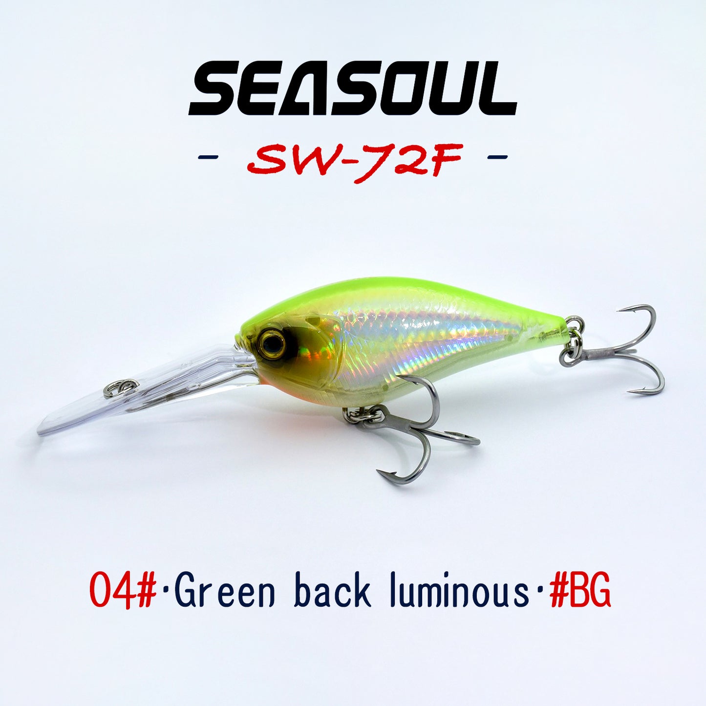 SEASOUL Series Crank bait SW-72F Sea Fishing Luya Floating Water Bait