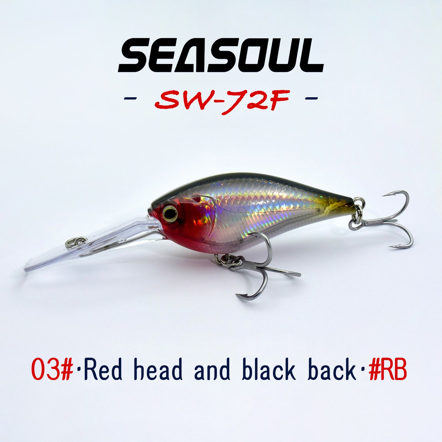 SEASOUL Series Crank bait SW-72F Sea Fishing Luya Floating Water Bait